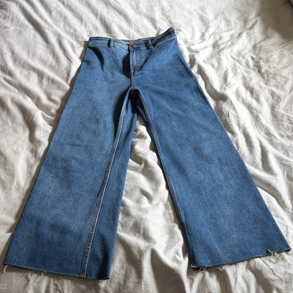 Rip Curl High Waisted Wide Leg Jeans